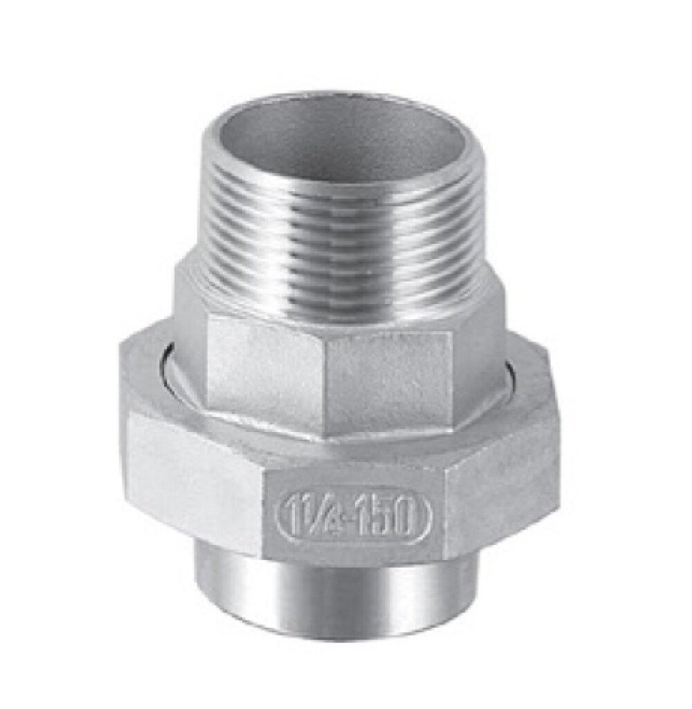 Vorschweißverschraubung  WN 100 A konisch dichtend     schwarz   3/4"